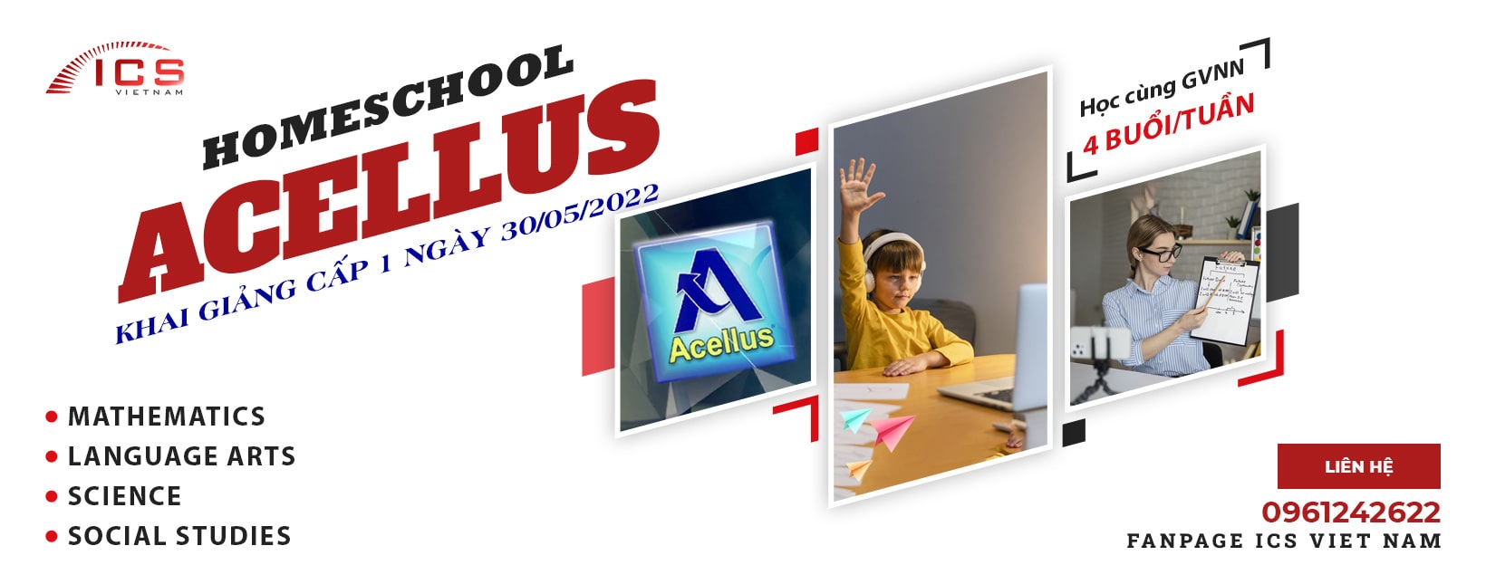 khai giảng lớp học homeschool Acellus 30-05-2022